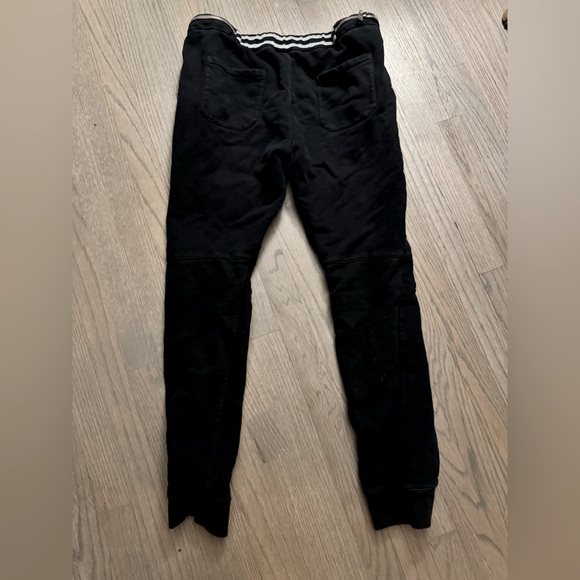 Men’s Balmain silver zipper black sweatpants - Picture 2 of 6